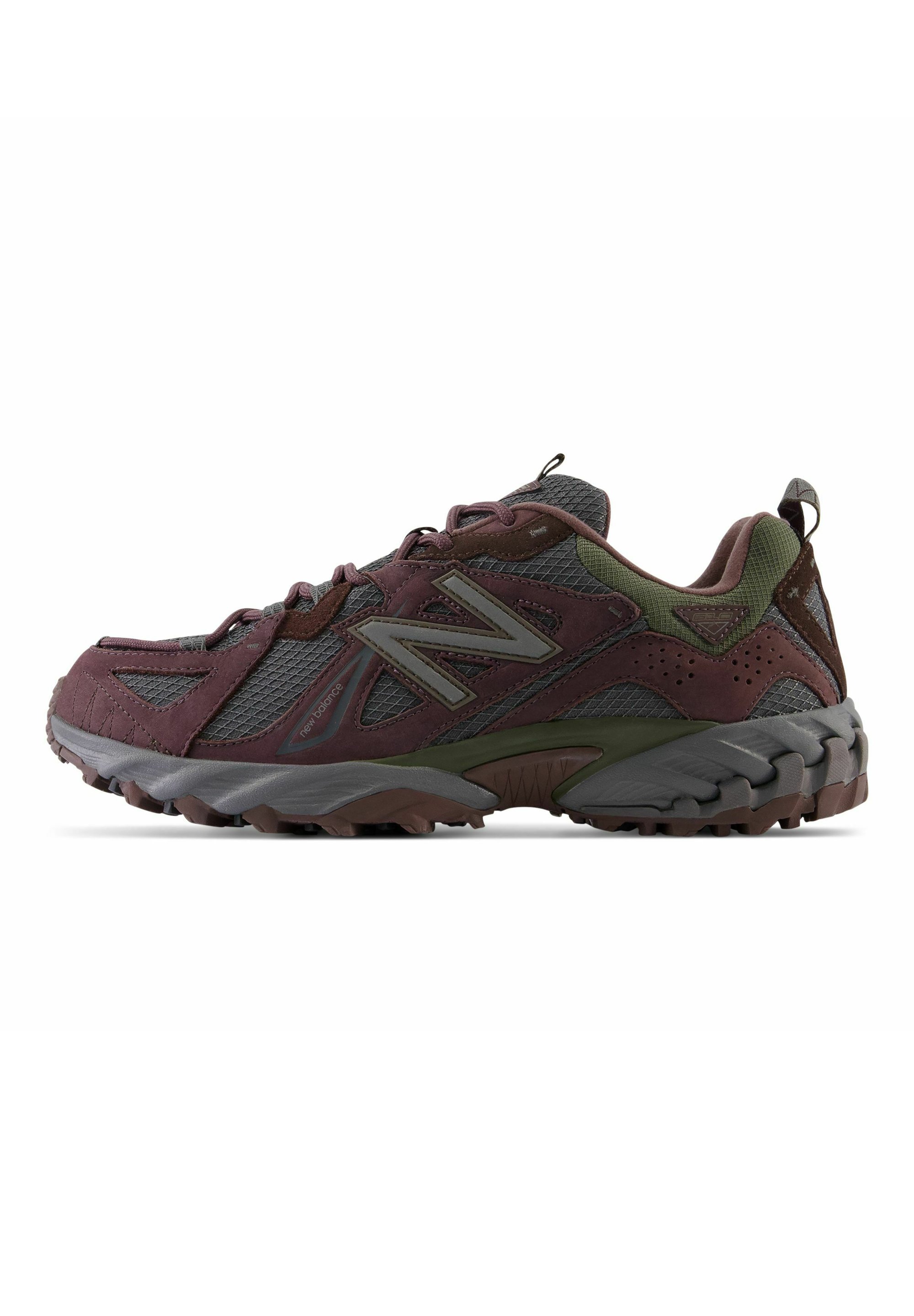 New Balance 610 UNISEX - Laufschuh Trail - truffle magnet/rot 