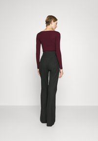 Pinko PHANTON CON PIERCING LOVE - Trousers - nero limousine
