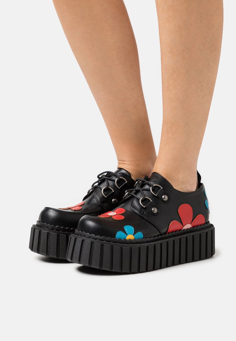 LAMODA GIVE A LITTLE CHUNKY CREEPER SHOES Derbies black/noir