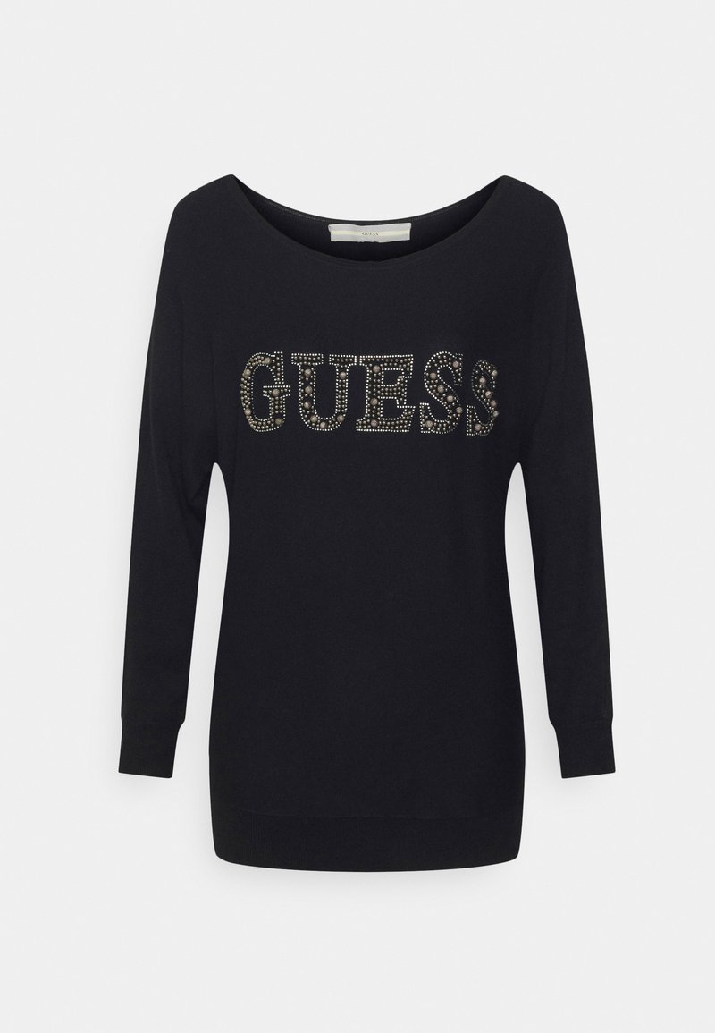 Guess GABRIELLE BATSLEEVE Jumper jet black/black Zalando