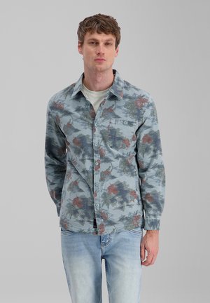 TIMEZONE, LIGHT - Summer jacket - blue aop