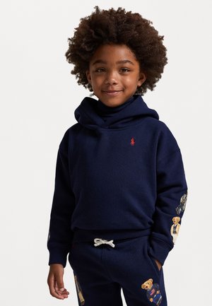 KNIT-PULLOVER-SWEATSHIRT - Hættetrøje - refined navy