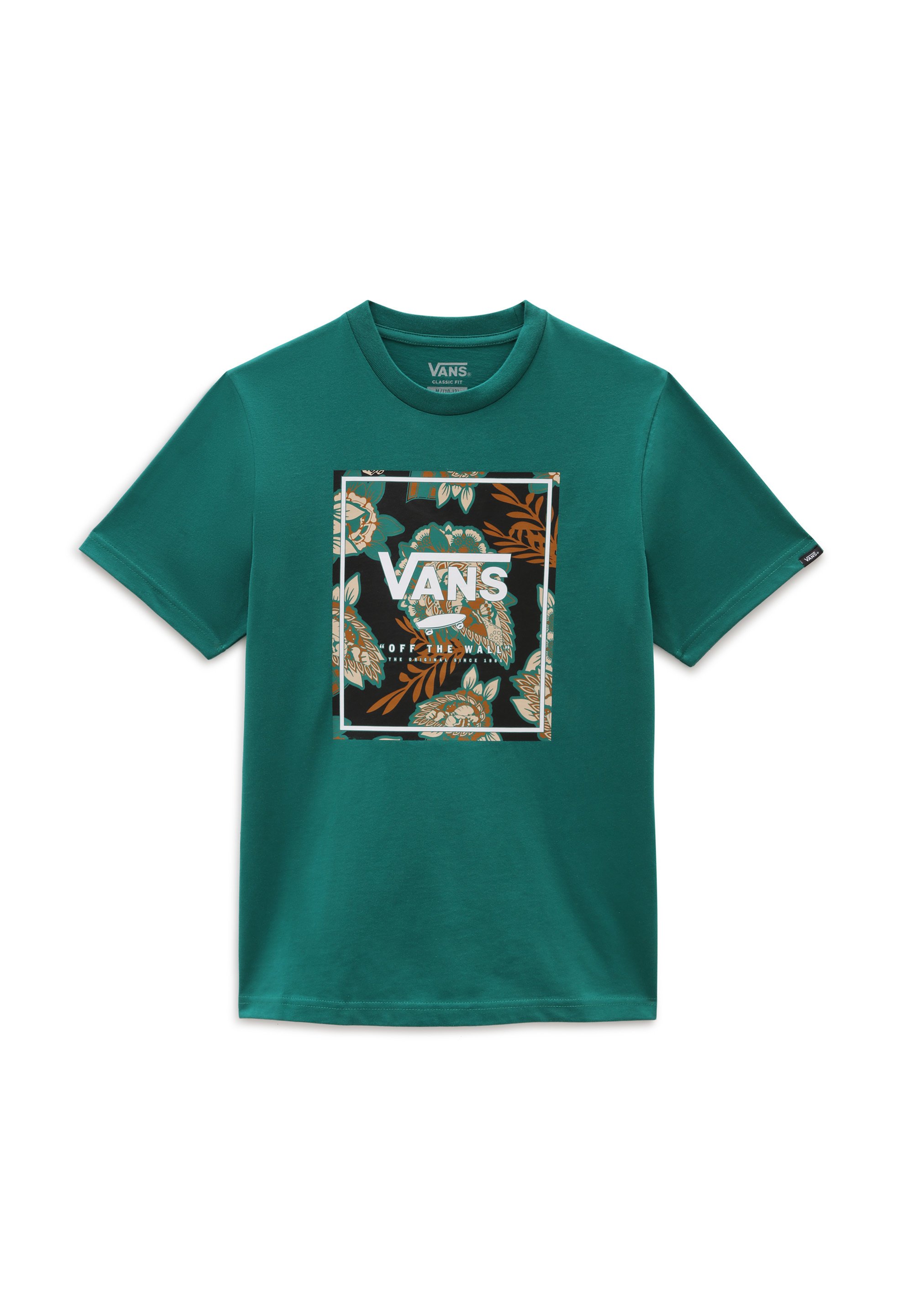 Vans BY AUTUMN PRINT BOX BOYS SS - T-shirt con stampa - alpine green/verde  - Zalando.it