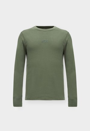 GAP, V FRNCH CREW LOGO - Pullover - tweed green