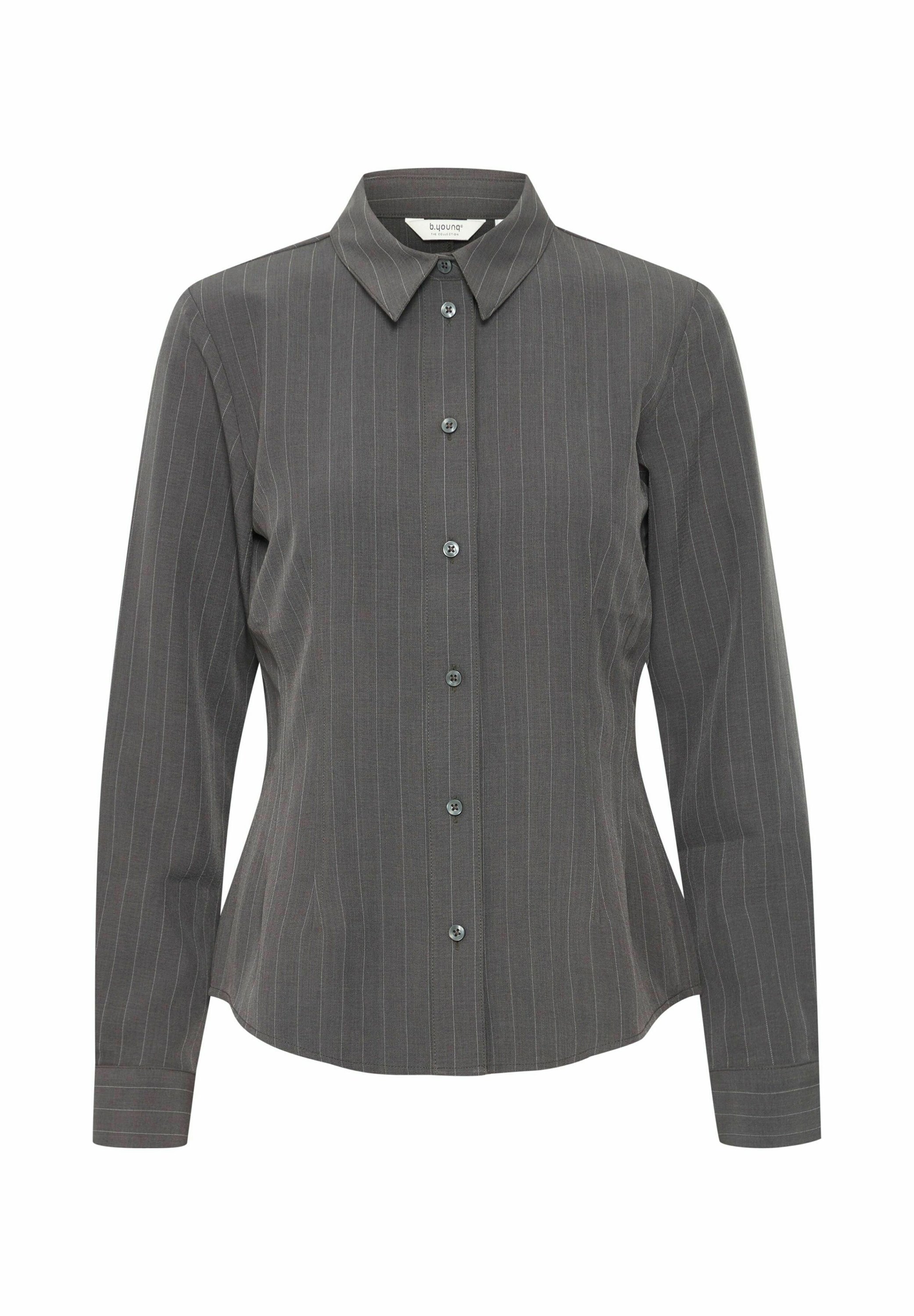 売れ筋商品|||ビーヤング シャツ レディース トップス BYMMMIDDE - Button-down blouse - sea moss melange b.young BYMMMIDDE - Button-down blouse - sea moss melange