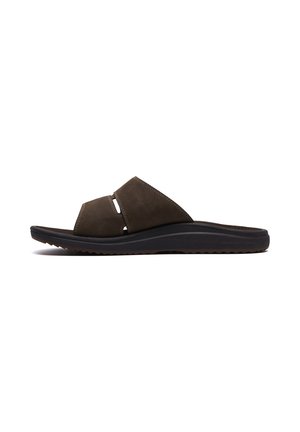 Clarks, CLARKS LIFESTYLE-SCHUHE M BRINKLEY SLIDE - Pantolette flach - dark brown g