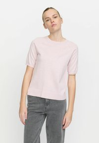 Soft Rebels MARLA O-NECK - Tricou basic -  hushed violet melange