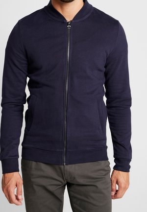 Tröja med dragkedja - dark blue