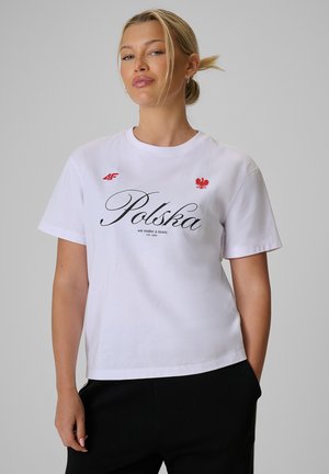 4F - T-shirt z nadrukiem