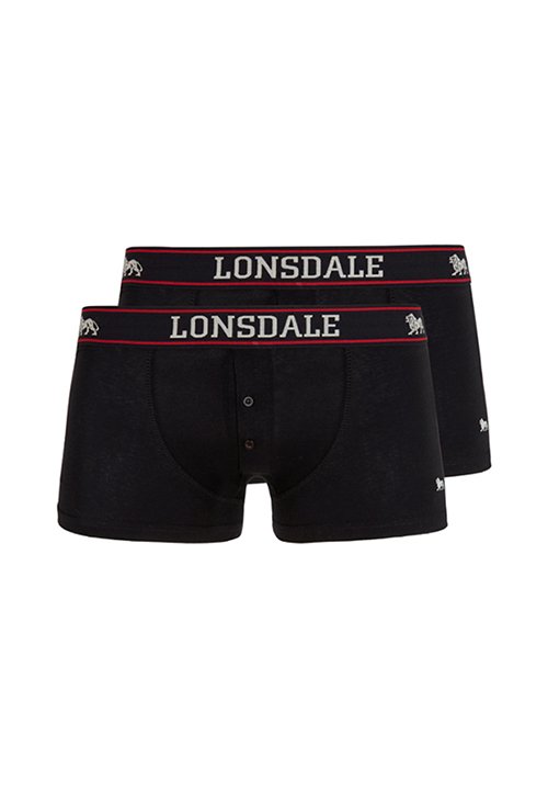 Lonsdale 2 PACK - Bokserbriefs - black