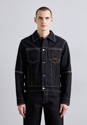 MOON LASER TRUCKER JACKET - Denim jacket - black