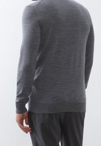 Pier One Strickpullover - mottled dark grey