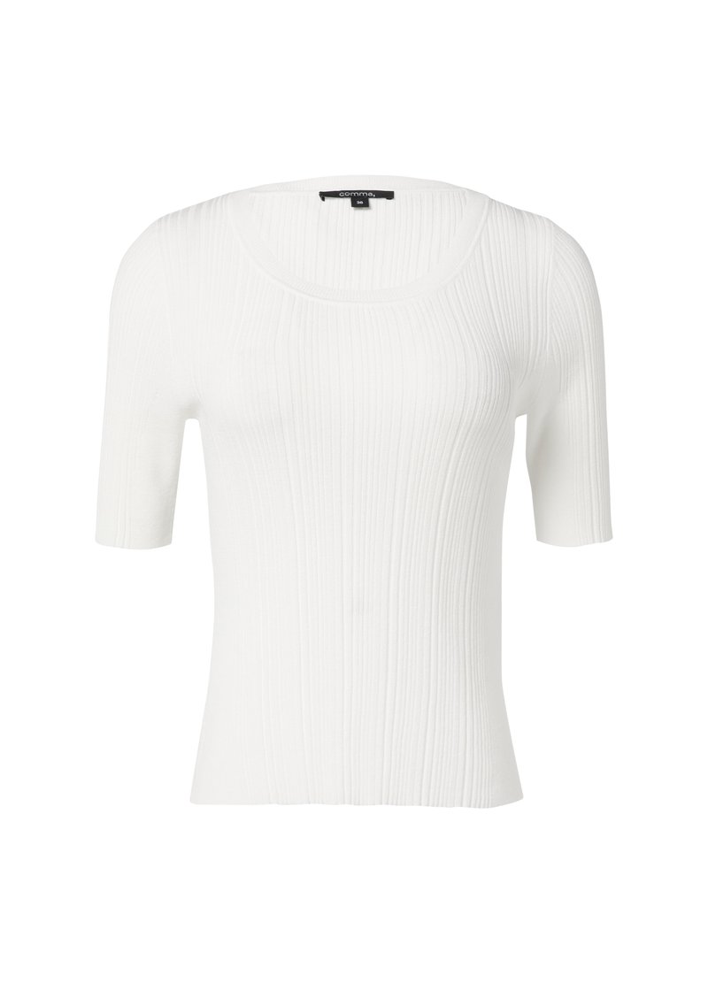 comma T-shirt basic wit