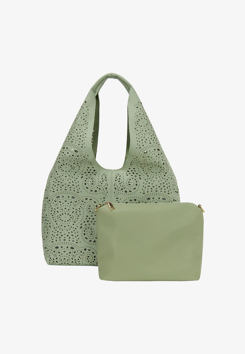 usha 2-IN-1 SET - Kézitáska - green