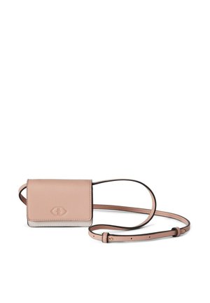 PORTA CARTE IN SPALMATO - Borsa a tracolla - rosa cipria