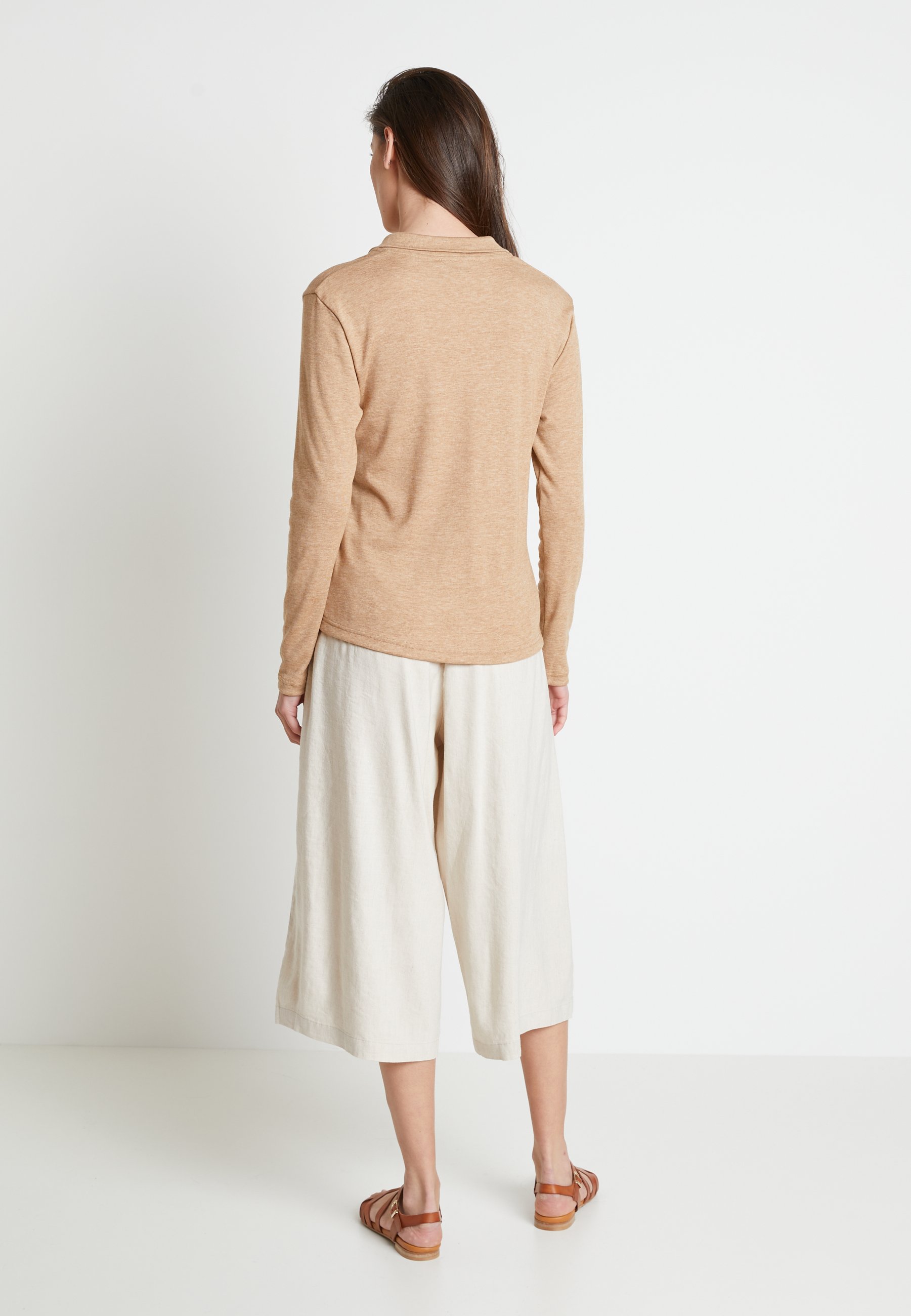Lounge Nine DREAMIELN Topper langermet camel melange Lounge Nine DREAMIELN - Topper langermet - camel melange