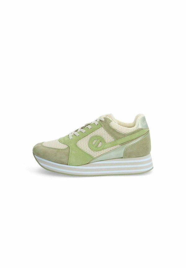 Sneaker low - blanc casse vert sauge vert pomme