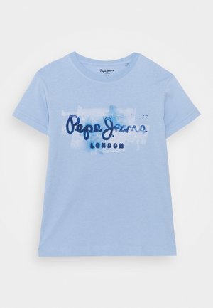 T-shirts print - light blue