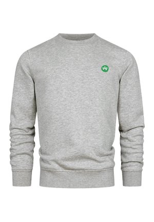 Kronstadt, LARS  CREW - Bluză de molton - grey mel