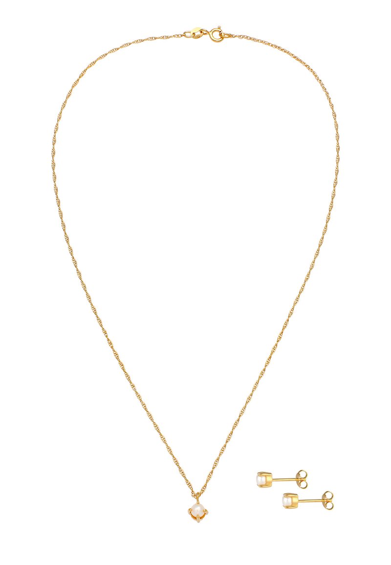 Damen Halsketten | Elli JEWELRY SET EARRING & NECKLACE Ohrringe gold/goldfarben - VT07896 Damen Halsketten | Elli JEWELRY SET EARRING & NECKLACE Ohrringe gold/goldfarben - VT07896