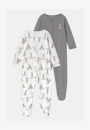 NBNNIGHTSUIT 2 PACK UNISEX - Grenouillère - alloy