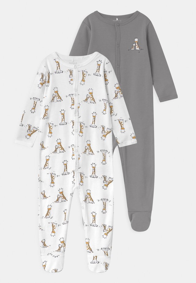 NBNNIGHTSUIT 2 PACK UNISEX - Strampler - alloy