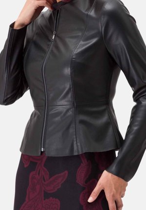 Kunstlederjacke - black