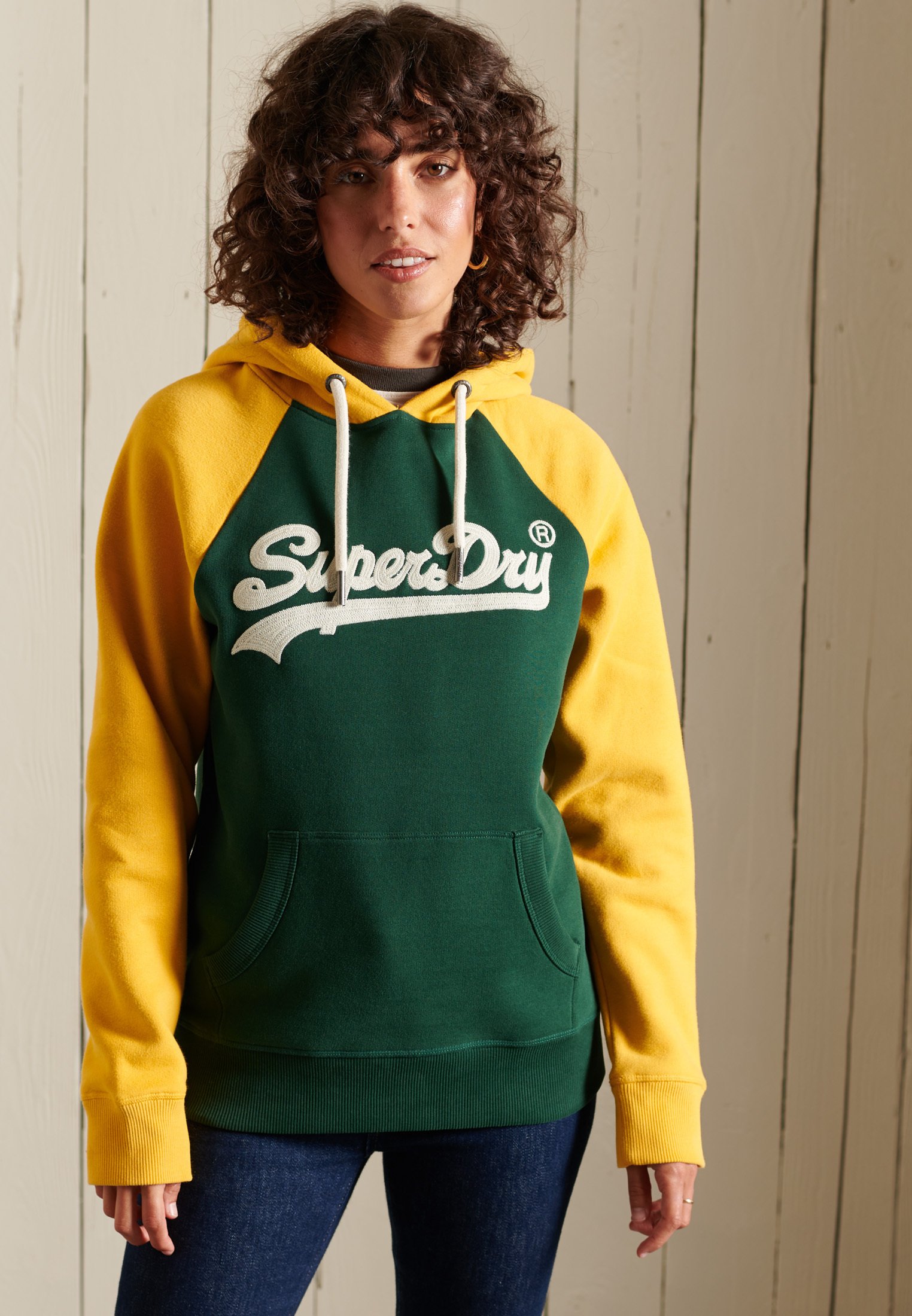 green superdry hoodie