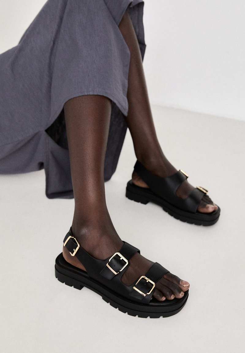 ONLY SHOES Sandalen met enkelbandjes zwart