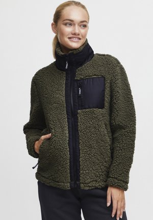 OXELLIN - Fleecejacka - dusty olive