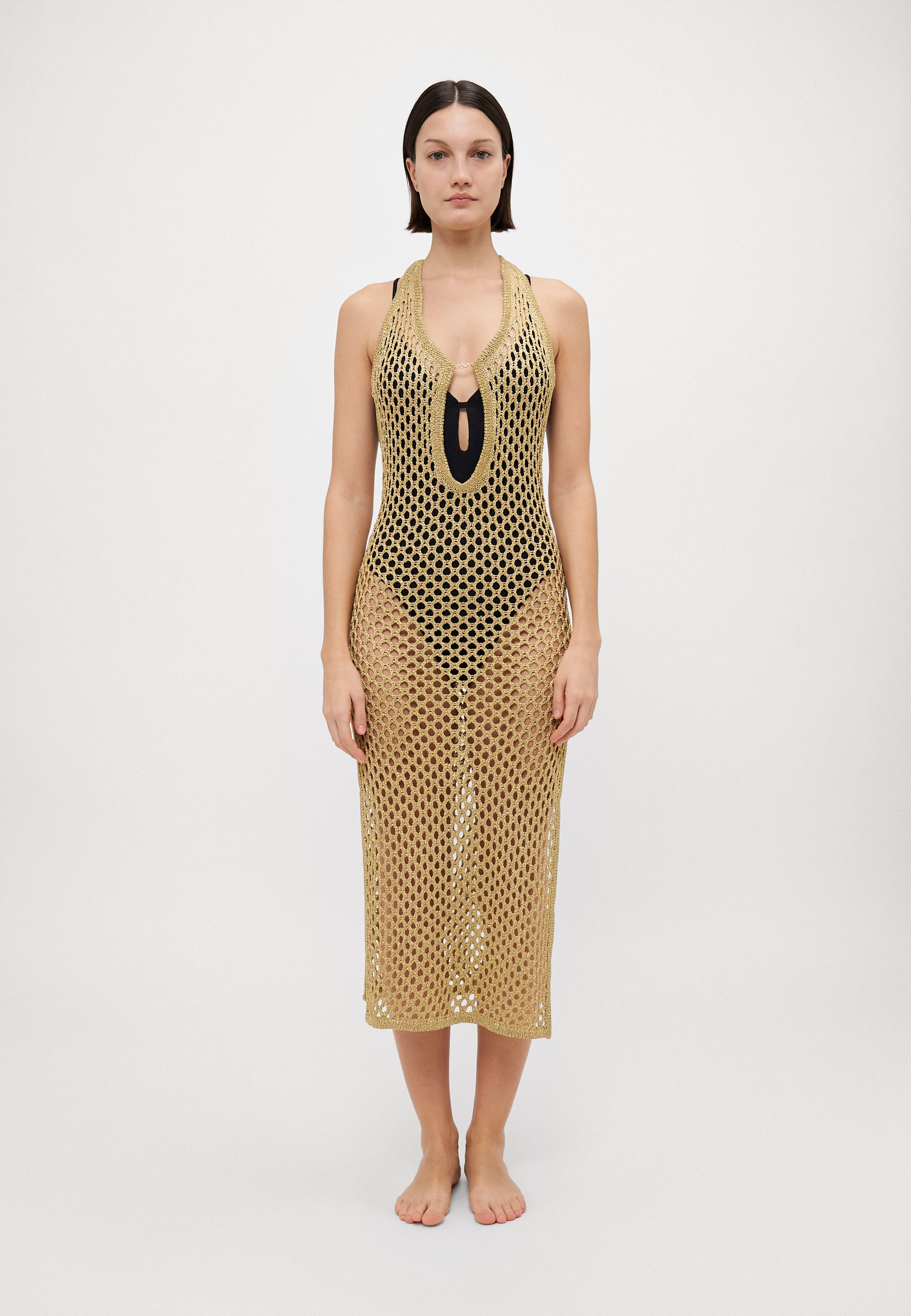 Chantelle LONG DRESS - Beach accessory - gold/gold-coloured - Zalando.ie Chantelle LONG DRESS - Beach accessory - gold/gold-coloured - Zalando.ie