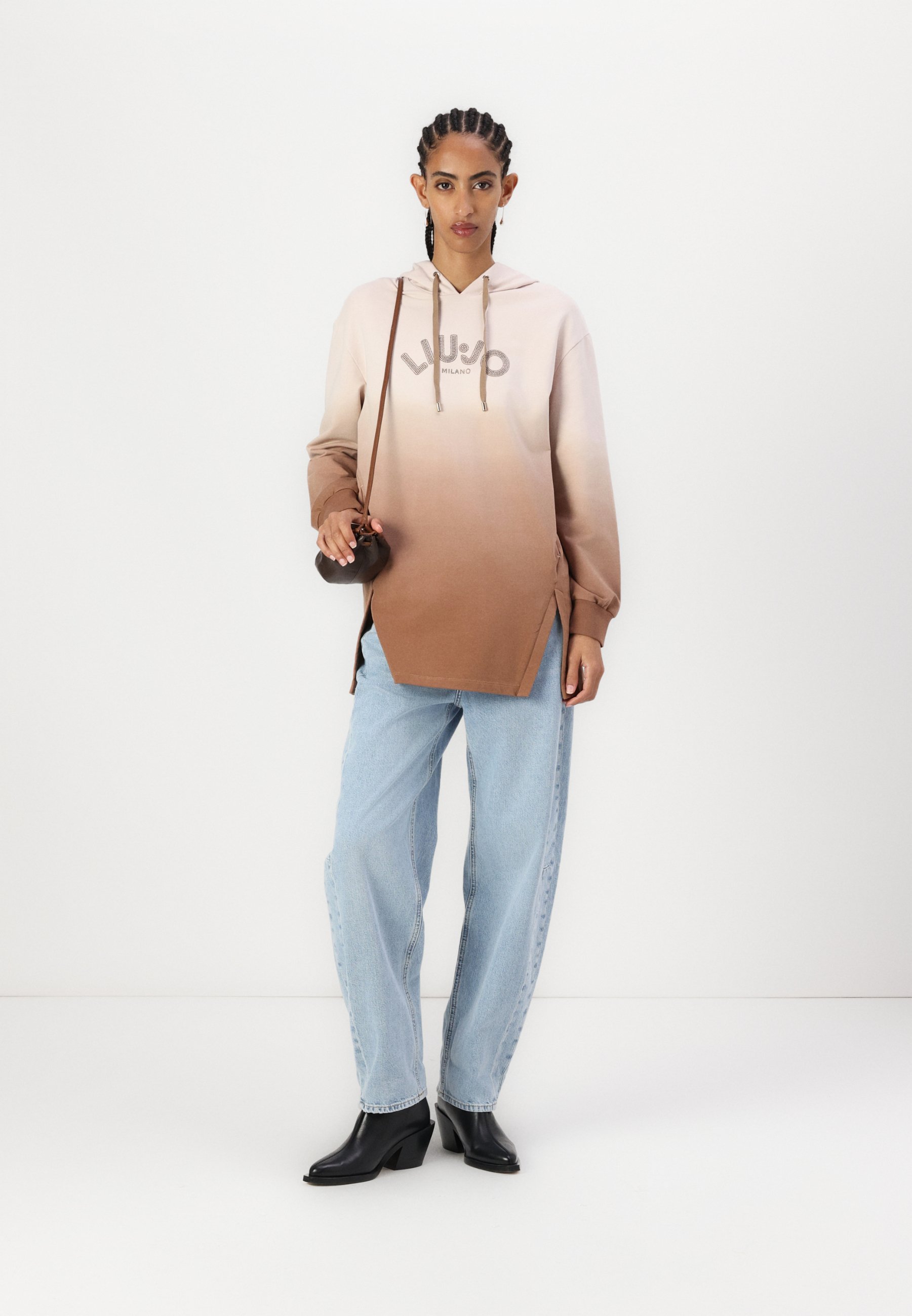 売れ筋商品|||リュージョー パーカー・スウェットシャツ レディース アウター MAXI FELPA - Sweatshirt - nude brown afae9b6e302a416cb14b163019115e