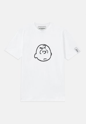 Print T-shirt - bianco ottico
