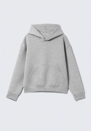 Weekday SIMON HOODIE - Pulover s kapuco - grey melange