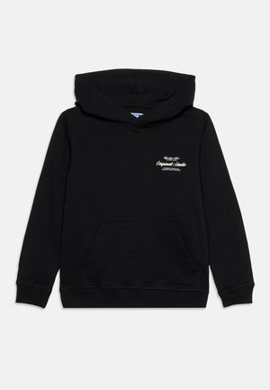 Jack & Jones Junior, JORNORREBRO TYPO BACK SWEAT HOOD SN JNR - Hoodie - black