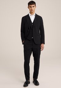 WE Fashion THE FLEX SUIT - Kostiuminės kelnės - black