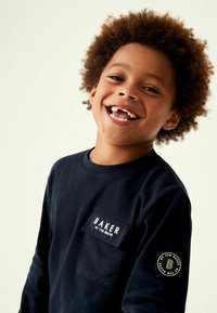 Baker by Ted Baker Tops ar garām piedurknēm - navy