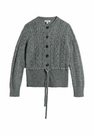 REGULAR FIT -CABLE  - Cardigan - grey