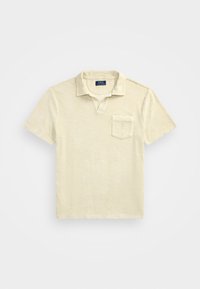 MINERAL DYED TERRY POLO SHIRT - Bluză polo - natural