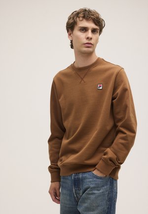 Fila, FILA APPAREL BIELLA REGULAR CREWNECK SWEATSHIRT - Sweatshirt - toffee