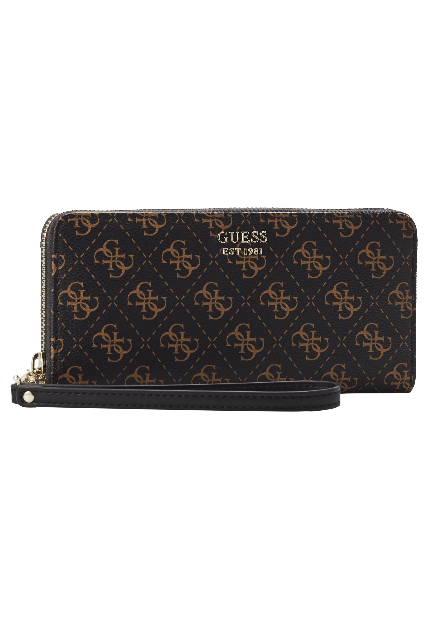 guess kamryn large zip around wallet