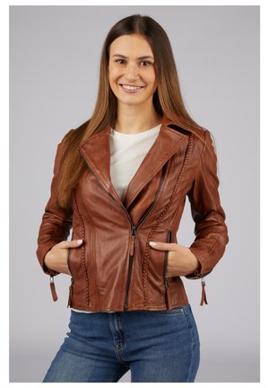 Lederjacke Jady - Lederjacke - braun