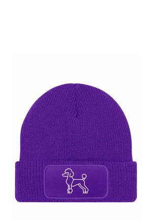 Beanie - pudel violett