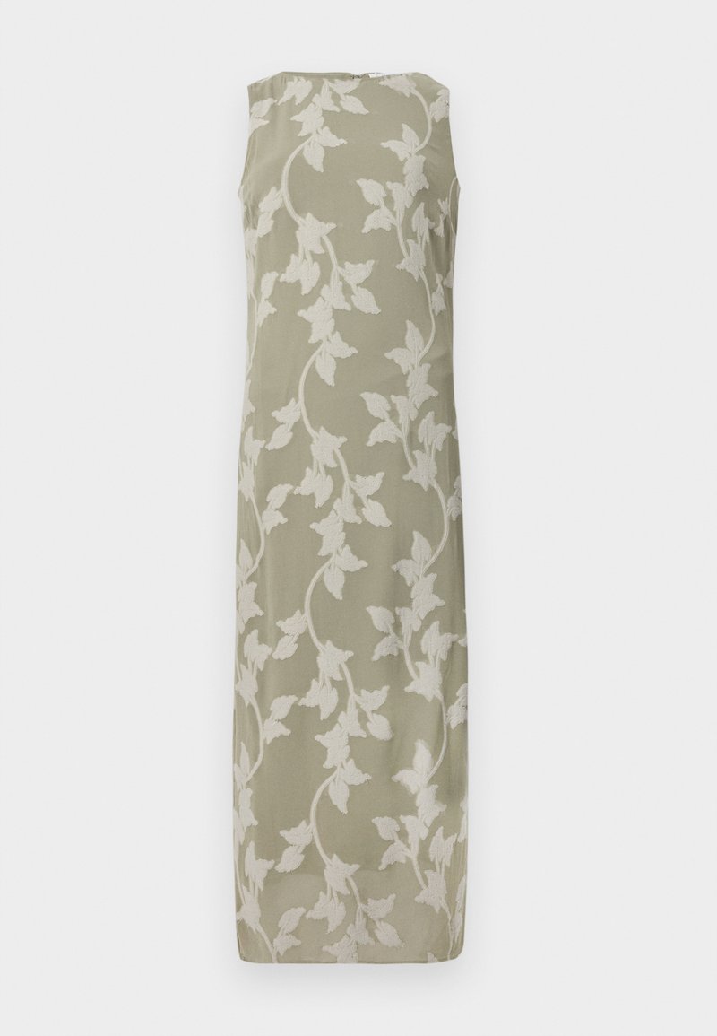 Samsøe Samsøe Maxi-jurk kaki Samsøe Samsøe Maxi-jurk kaki