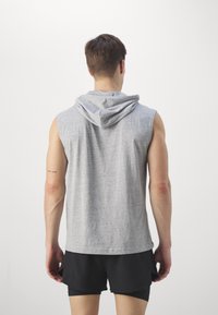 Champion ICONS HOODED SLEEVELESS - Top - grey melange