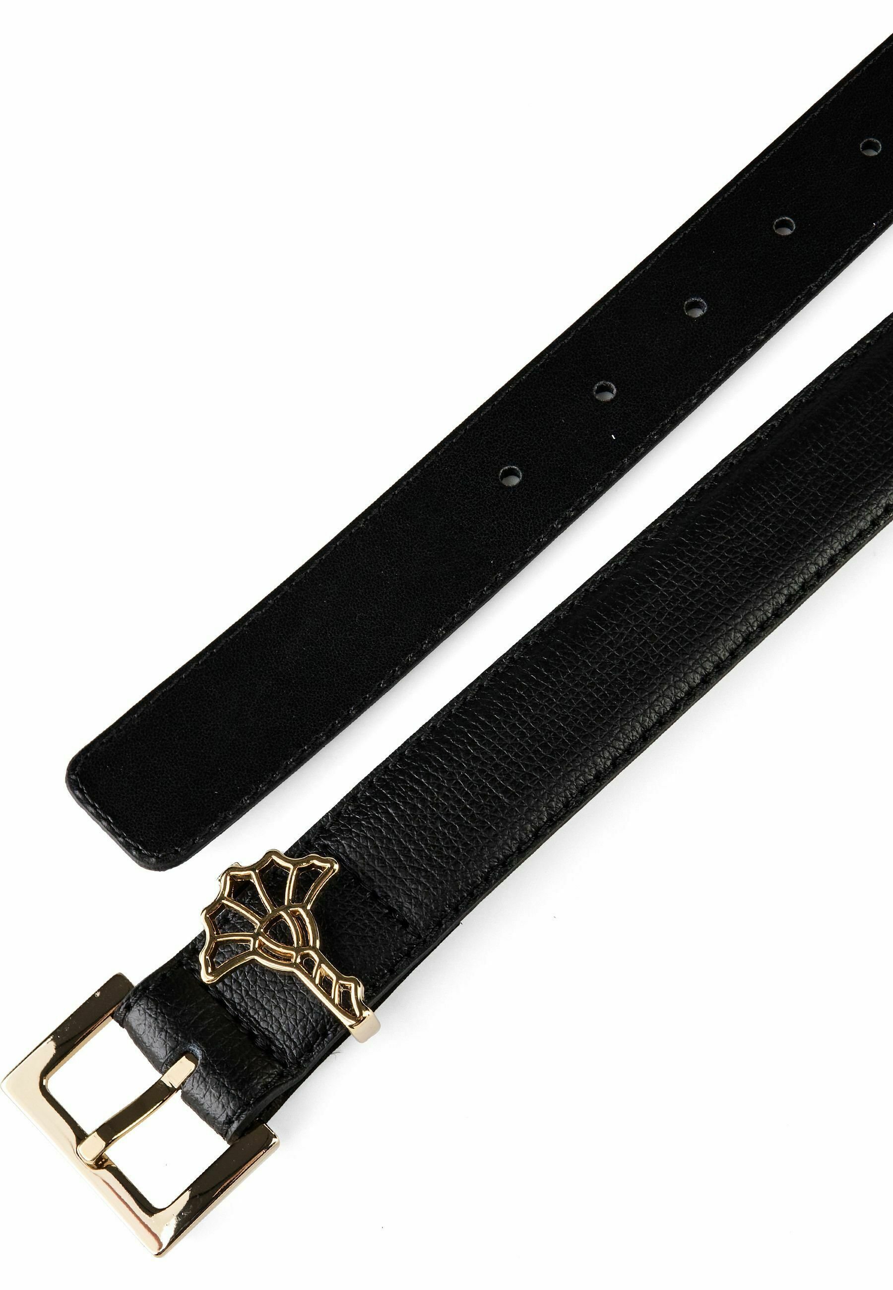 Joop! Buckle Jeans Belt 4,0 Cm - Cintura In Pelle Di Mucca 100% - Larghezza 100 (circa 95-105 Cm) - Colore Nero