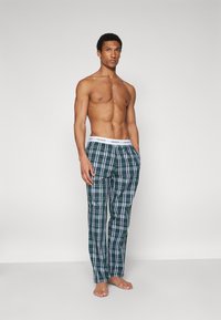 Lacoste Pyjamasbukse - sinople/navy blue/white