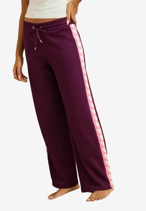 REGULAR FIT - Pyžamové nohavice - berry red