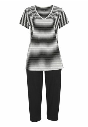 CAPRI SET - Pyjama - schwarz-gestreift