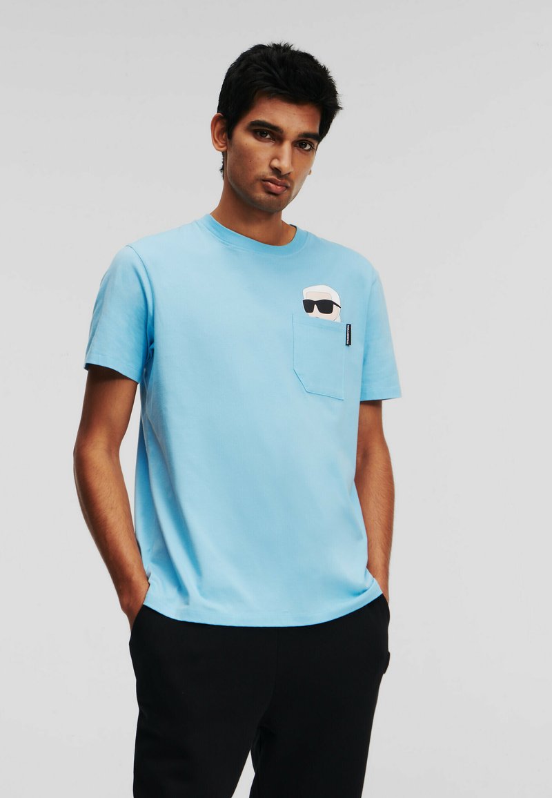 Karl Lagerfeld Tshirt Signature Pale Blue main image 1